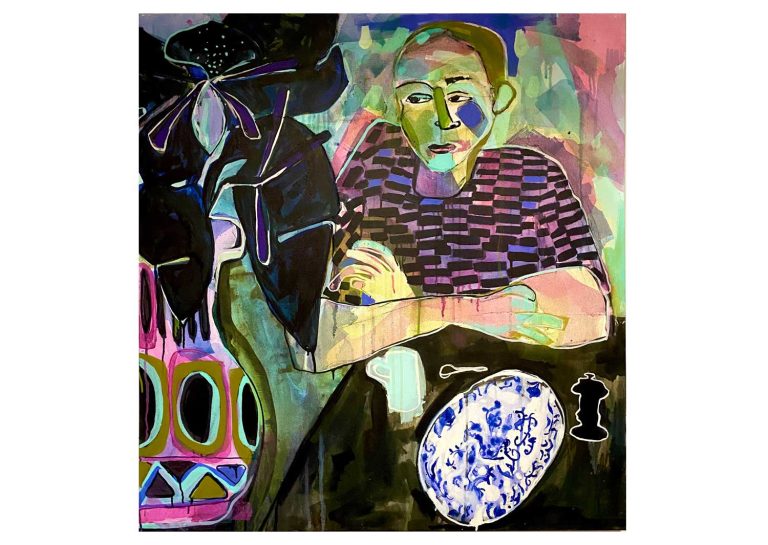 2. INTRIGUE
Vashti Johnstone
Acrylic on stretched canvas
900 x 960mm
$3,990