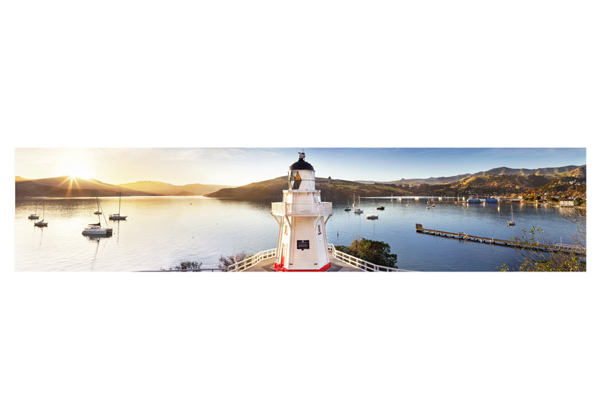 Bonsoir Akaroa Paper Print