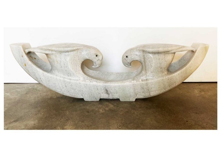 KAHURANGI KAKA
Andy Waugh
Takaka marble
700 x 200 x 130mm
$7,500