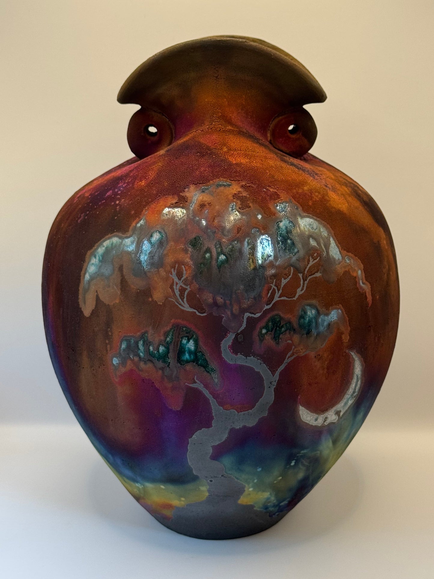 Raku Vessel Rata Moon (#156)