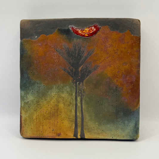 Square Wall Tile Nikau Sunshower (#164)