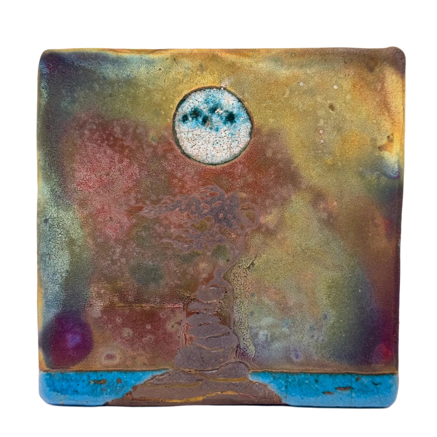 Square Wall Tile Rockstack Moon (#166)