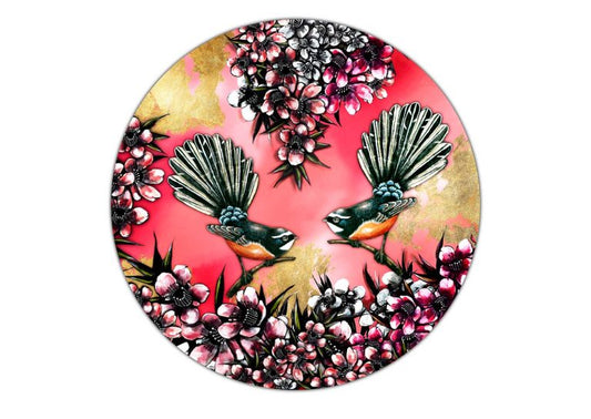 Piwakawaka Blush - Large Print