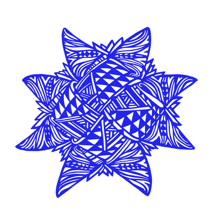 Tongan Fetu'u Matali'i - Matariki series blue