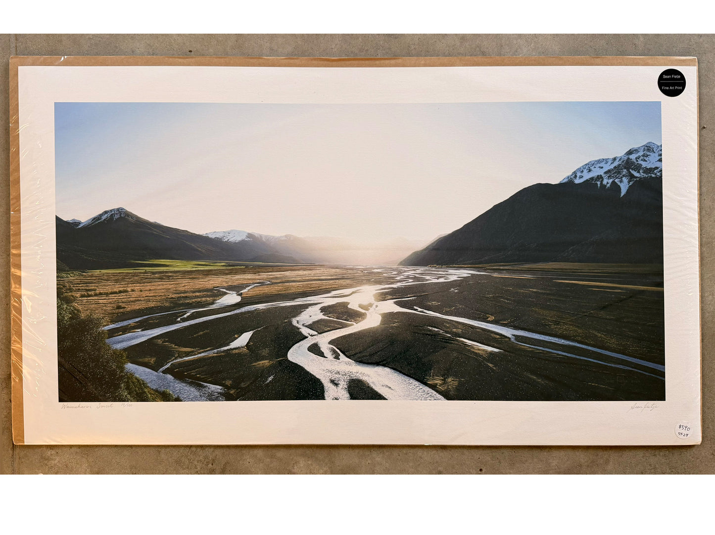 Waimakariri Sunset - unframed