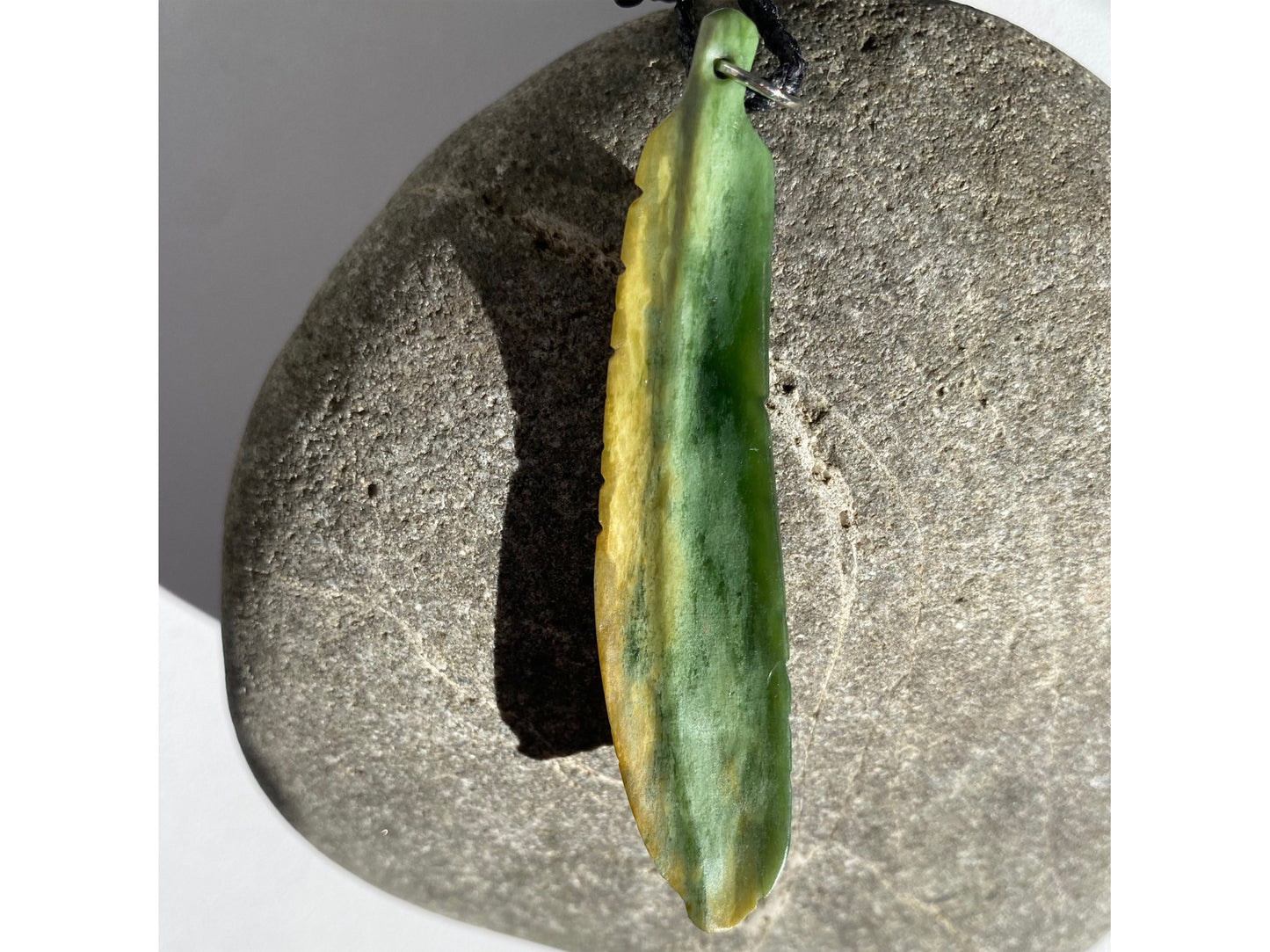 Feather Pounamu Pendant