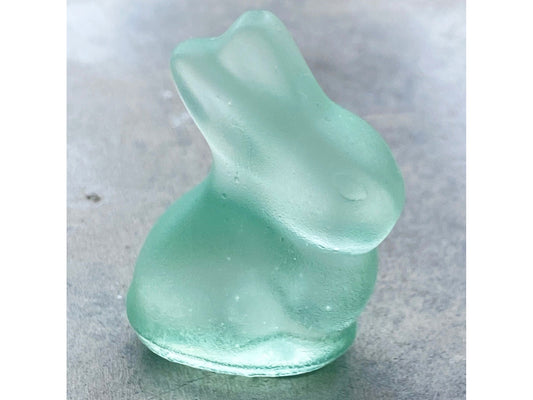 Tiny Pale Emerald Bunny