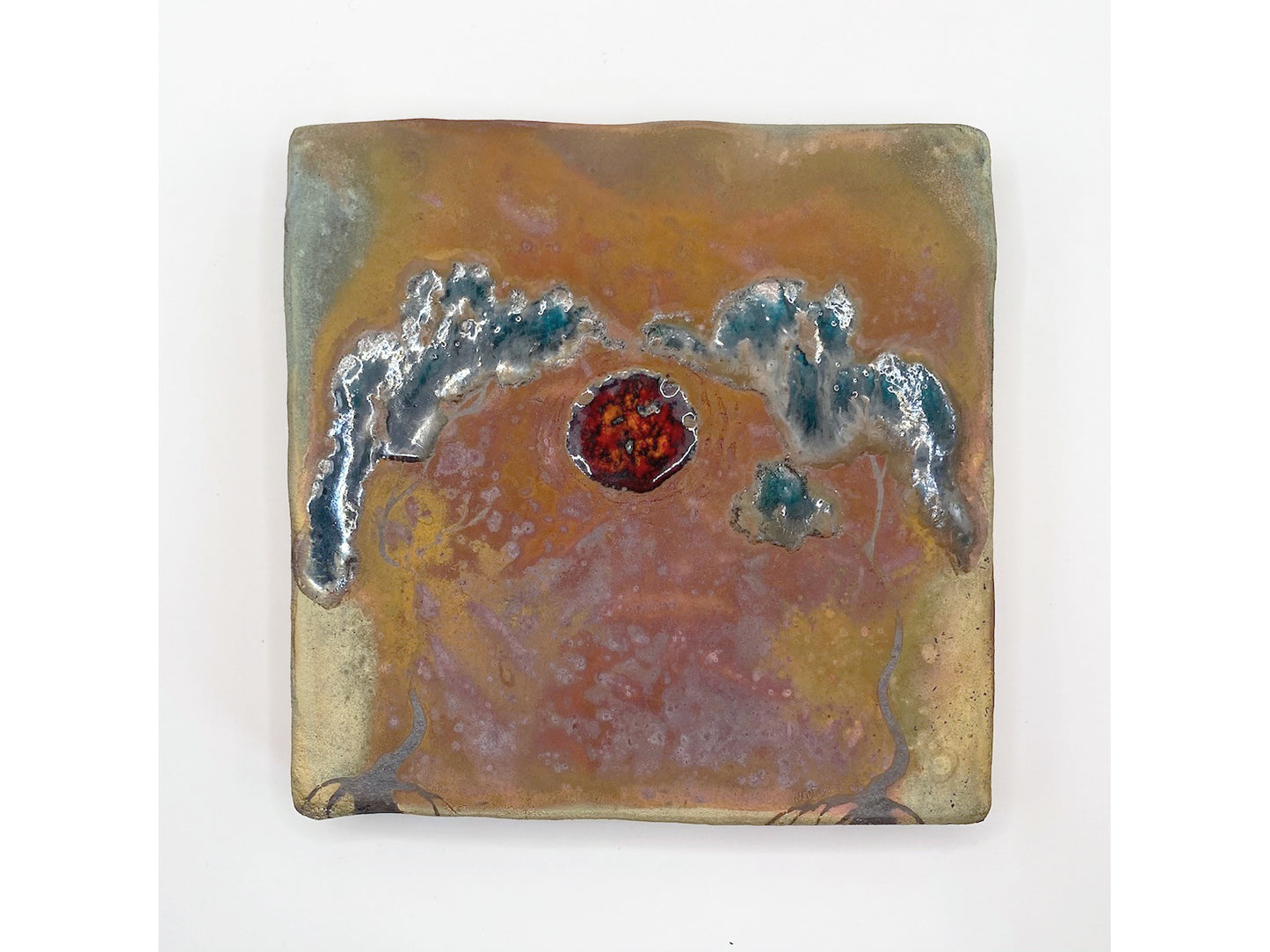 Raku Wall Tile Rata Moon