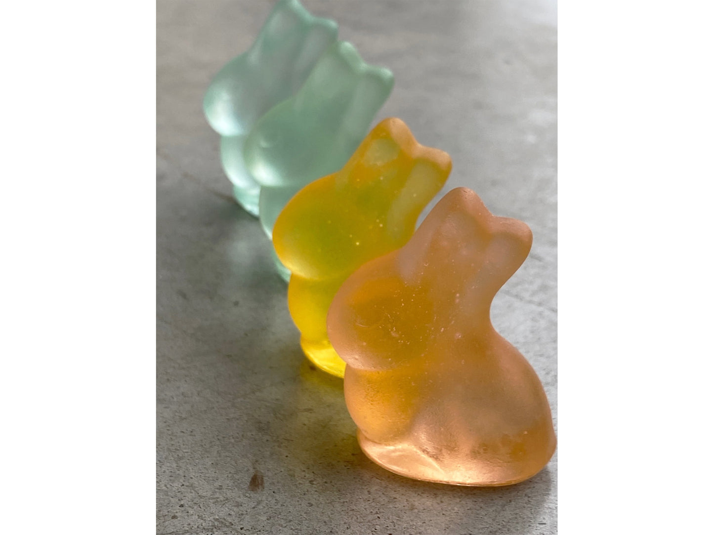 Tiny Pale Jade Bunny