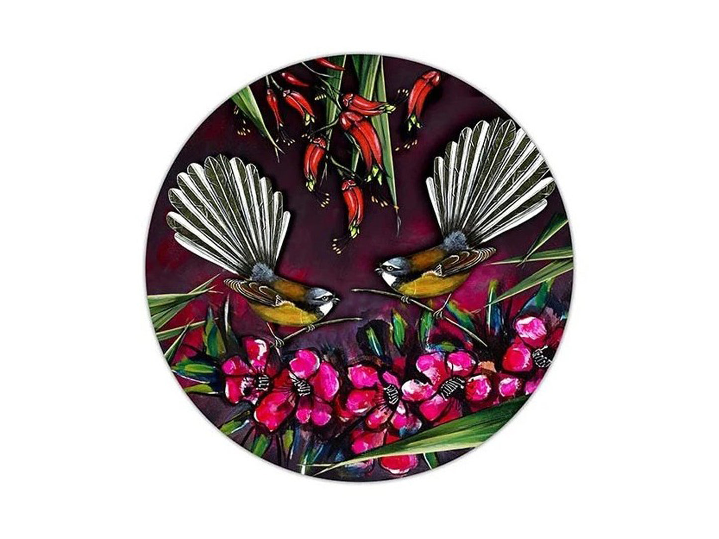 Getting Cheeky in the Harakeke - Large print