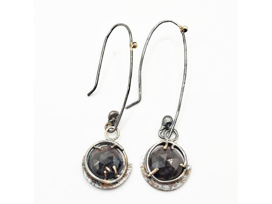 Rosecut Sapphires earrings