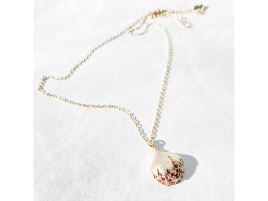 Peony Bud Necklace