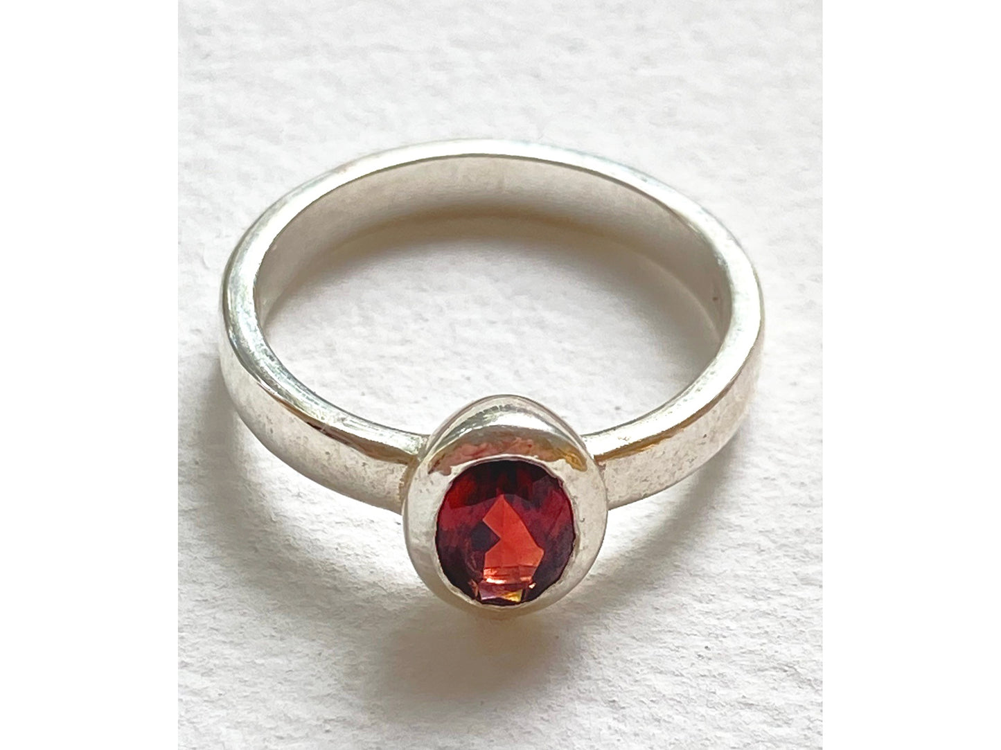 Emerald Cut Bezel Ring