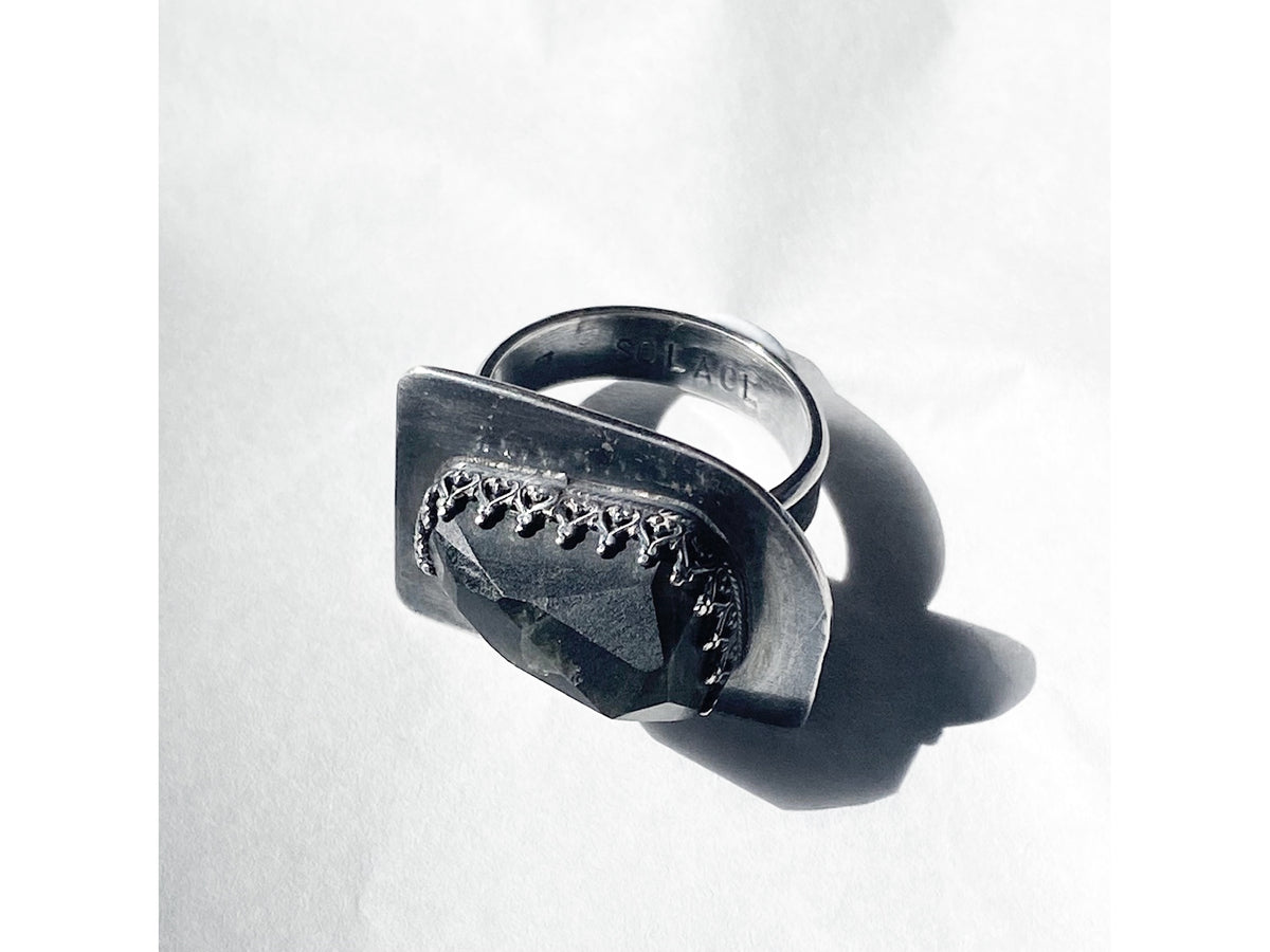 Solace Sapphire & sterling silver Ring