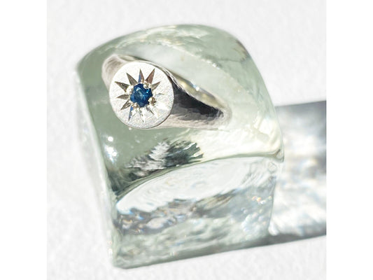 Sapphire Star Ring
