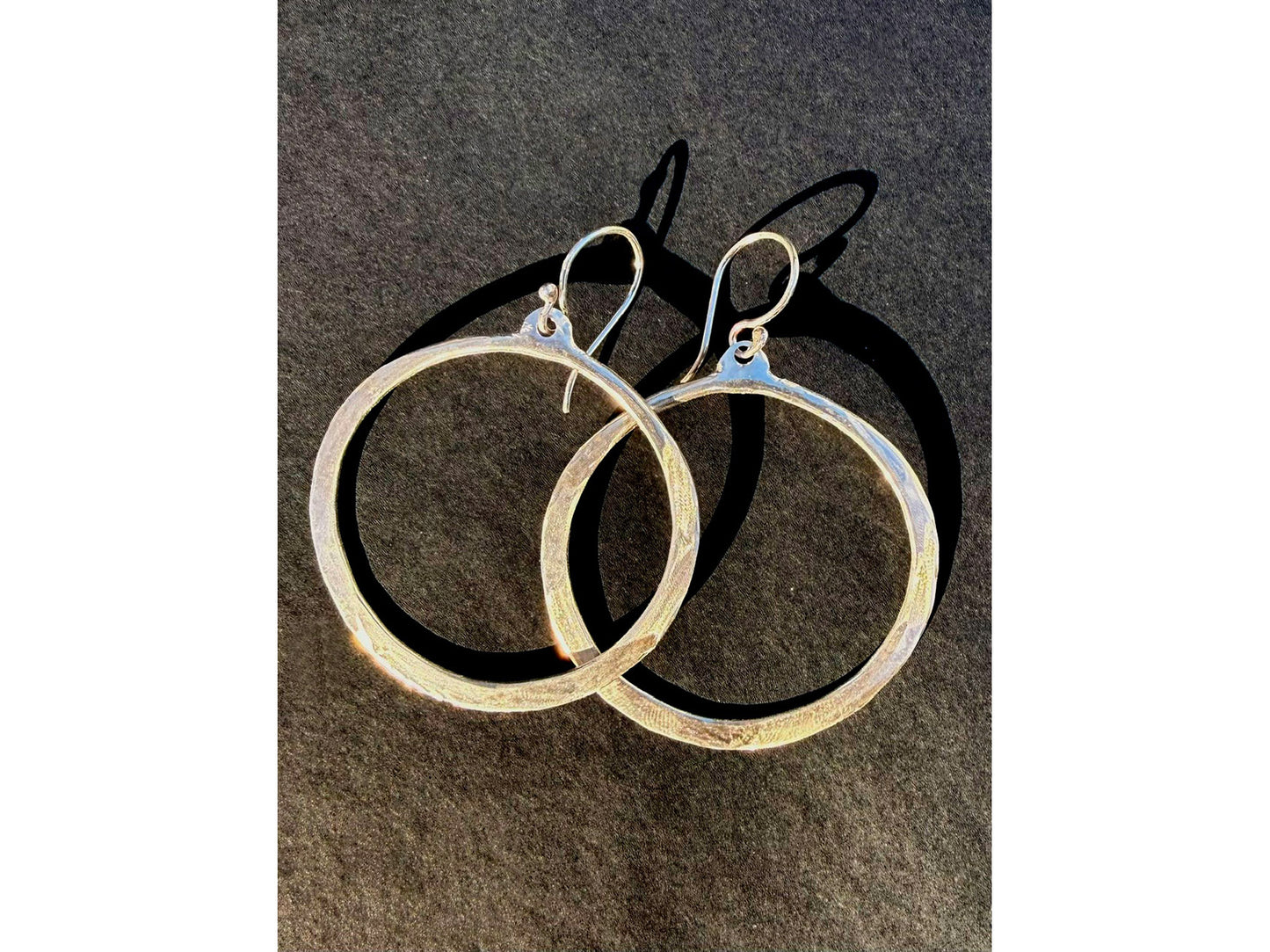 Lunar Eclipse Hoop Earrings