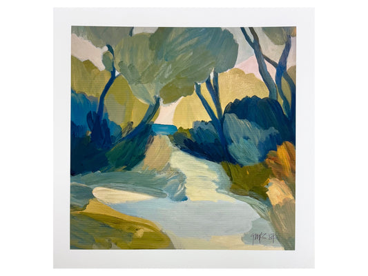 River in Spring framed print