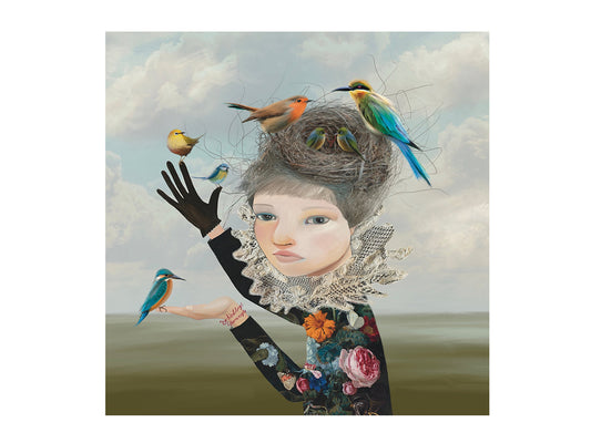 Wish I was a Bird - Canvas Print