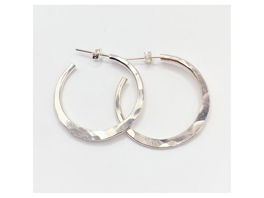 Extra large hoop earrings