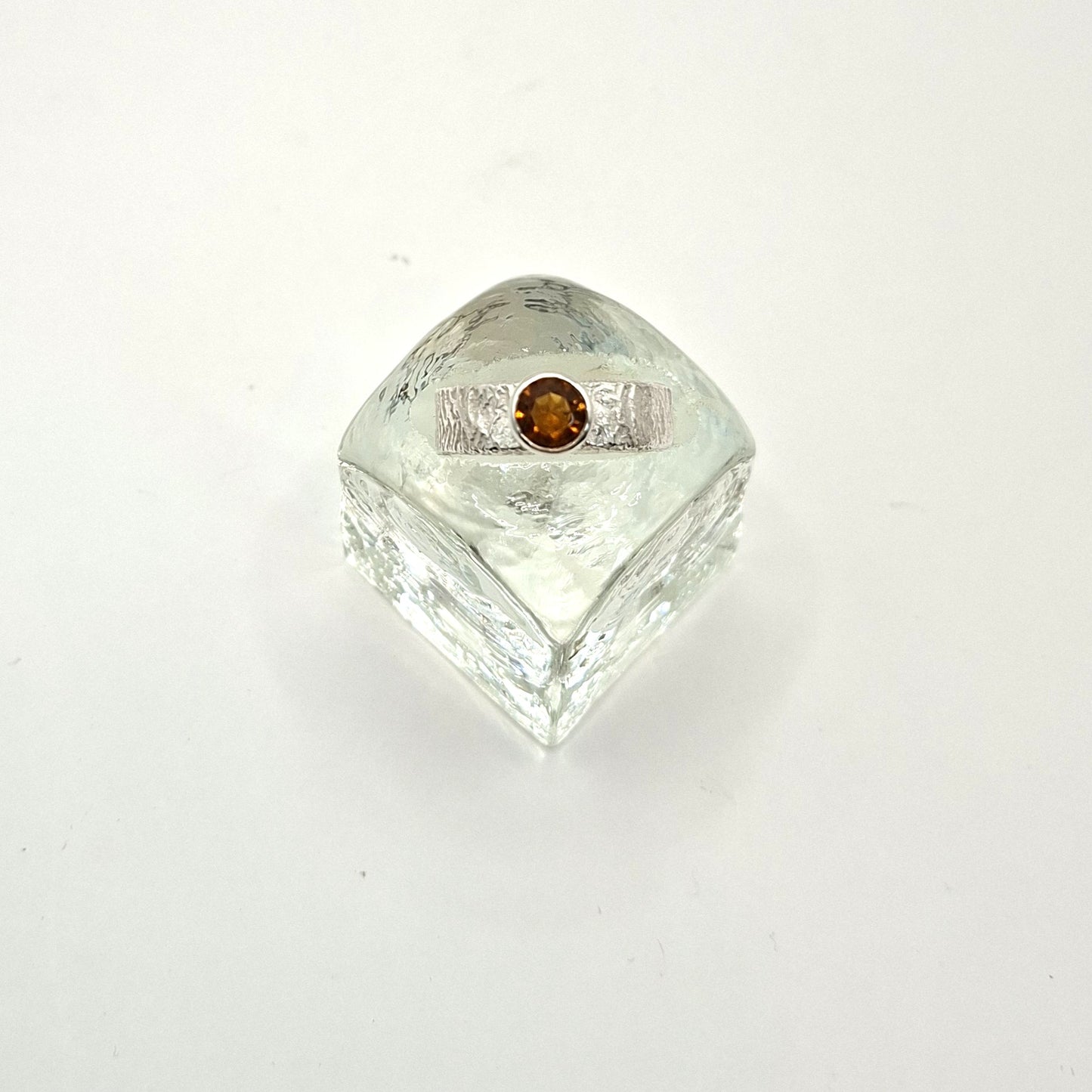 Sterling Silver and Citrine Ring