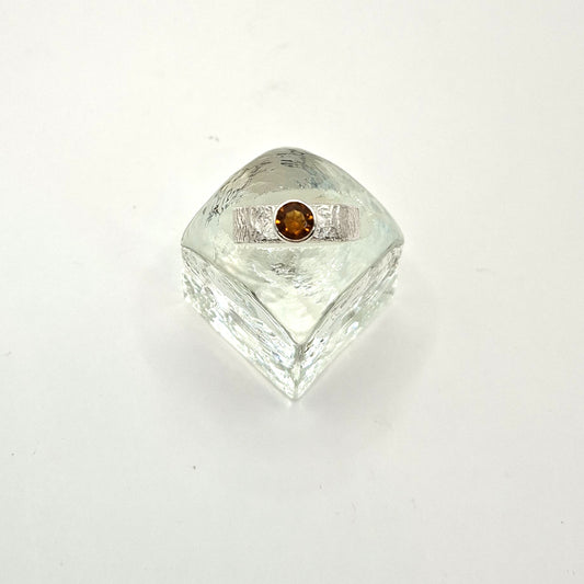 Sterling Silver and Citrine Ring