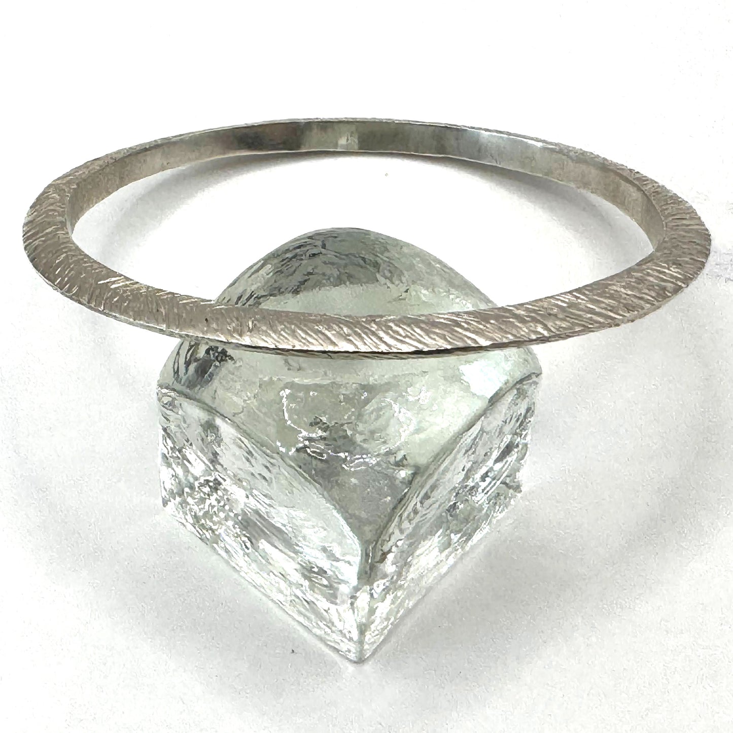 Sunray Silver Bangle