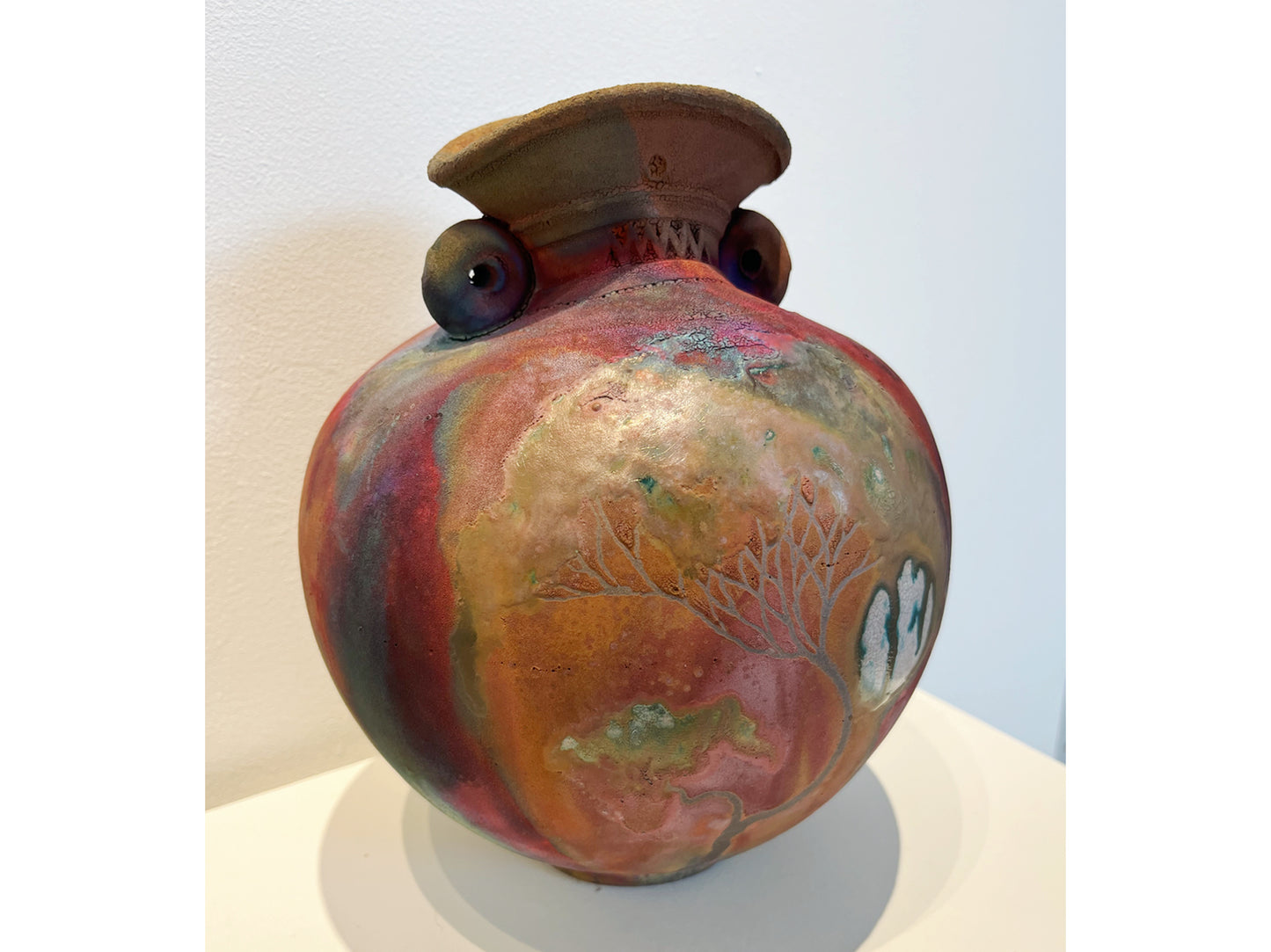Ceramic Raku Vessel Rata Moon