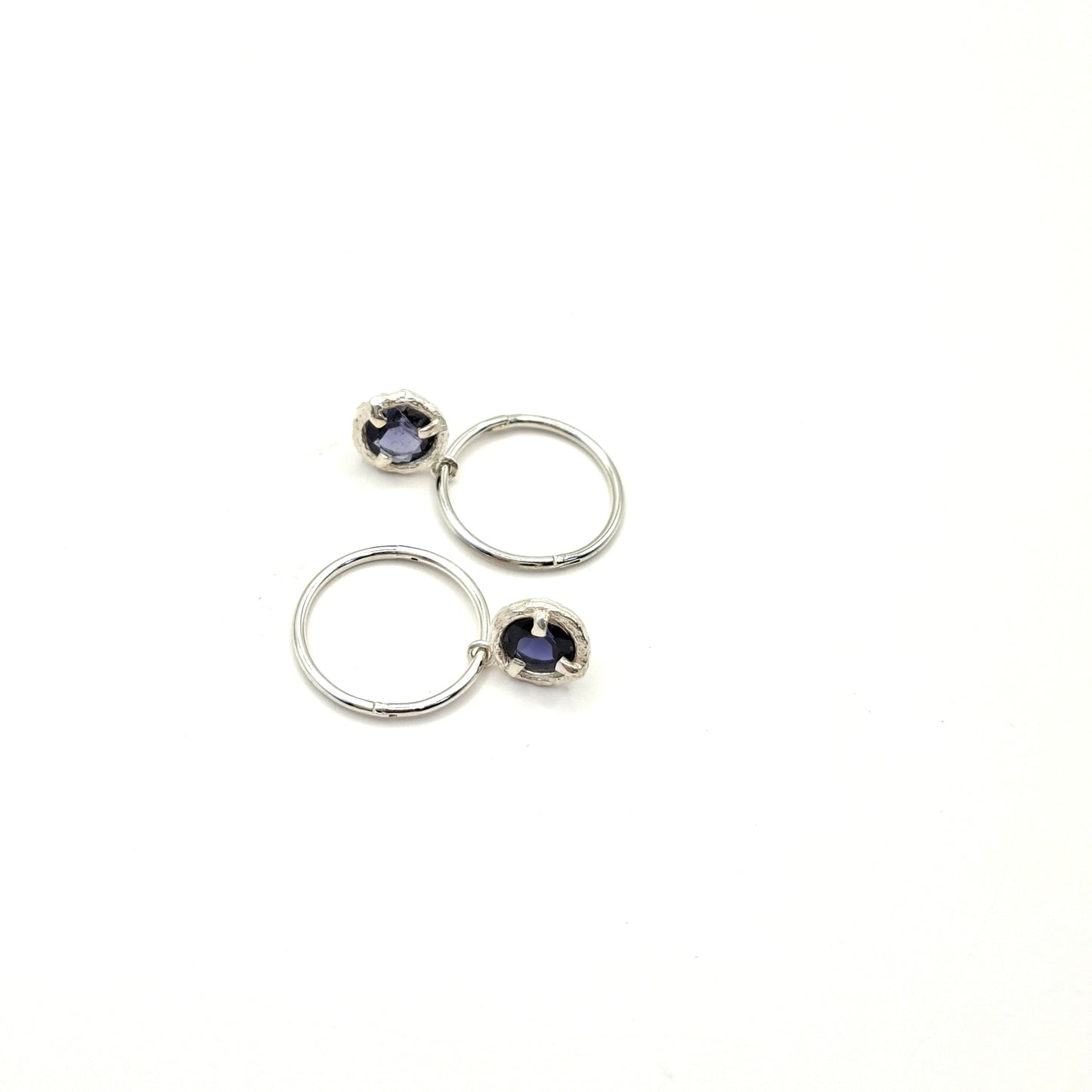 Silver Briar Bud Earrings
