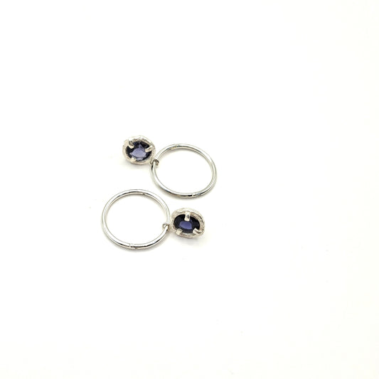 Silver Briar Bud Earrings