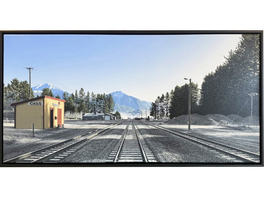 Cass Tracks , original oil painting