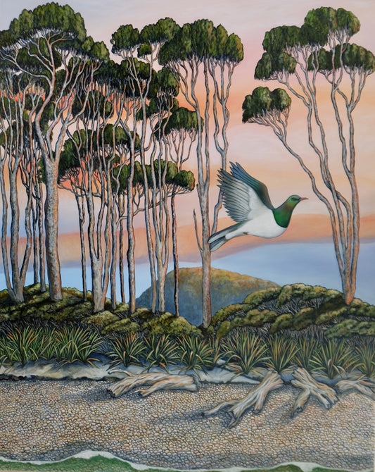 Kereru, Flight Into Dusk