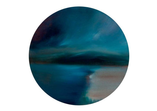 DREAMING OF HOME
Amy Hoedemakers
Oil on gesso board
600 mm diameter
$1,150