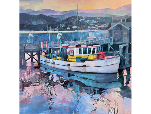 Dusk in the harbour