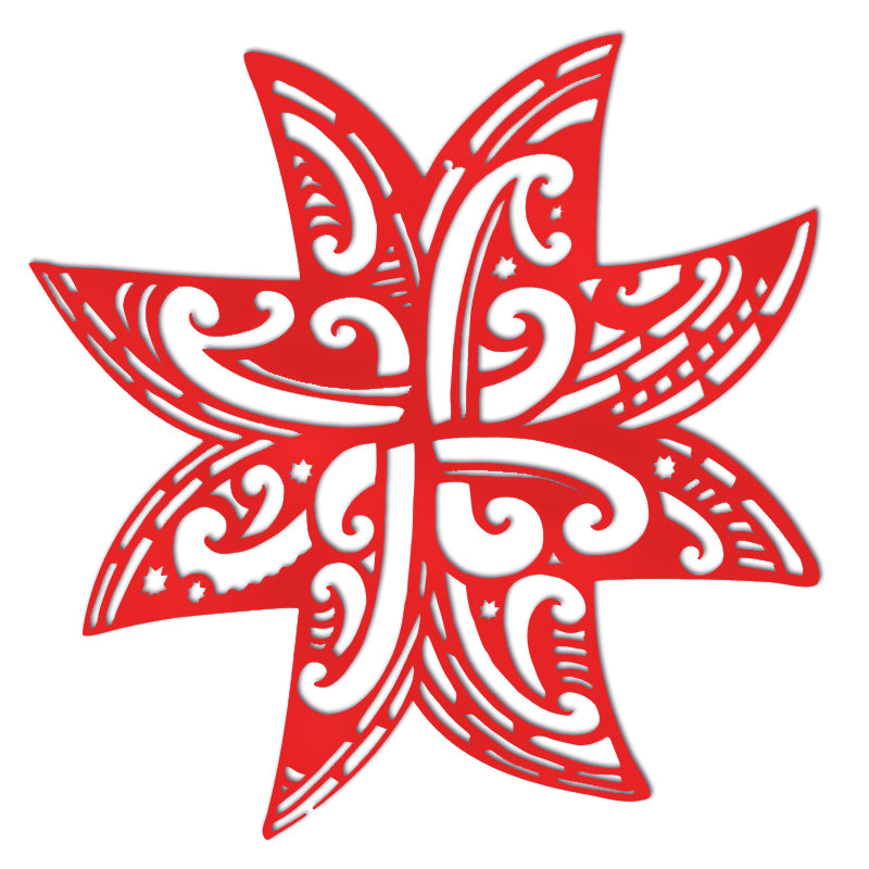 Koru Whetū Matariki - Matariki series red