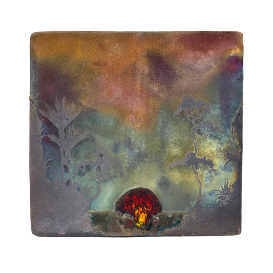 Square Wall Tile Coastal Sunset (ed.165)