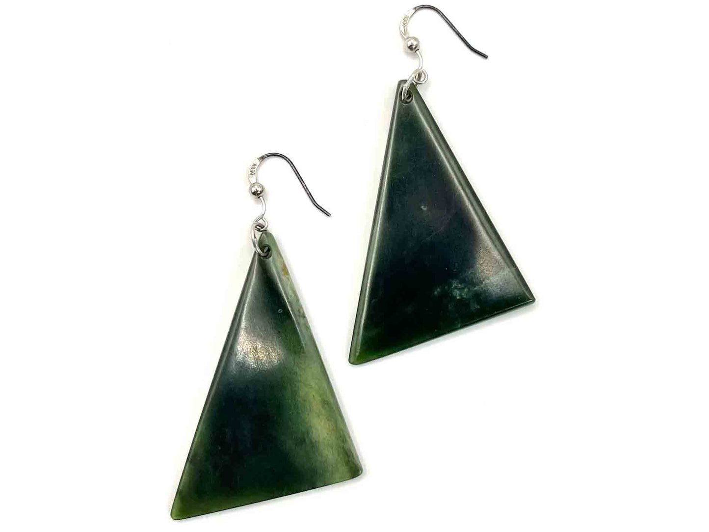 Pounamu Triangle earrings