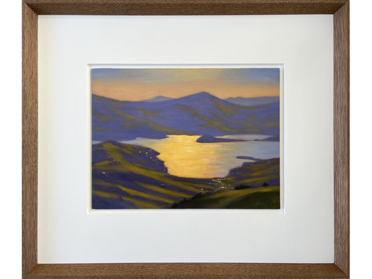 Winter Light Akaroa Harbour