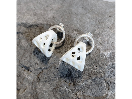 Antler & Stg hoop small studs