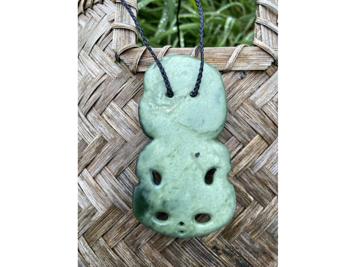 Hei Tiki Inanga Pounamu Pendant