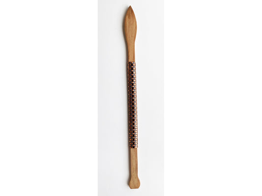 Taiaha in Rimu Blacks & Silver