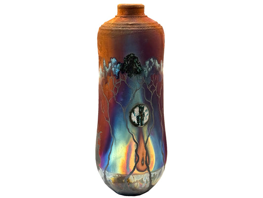 Raku Vessel Tree's Moon (#167)