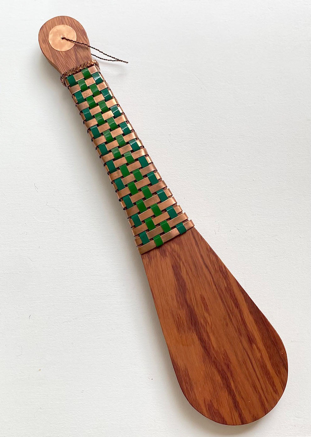 Green & Copper Rosewood Patu