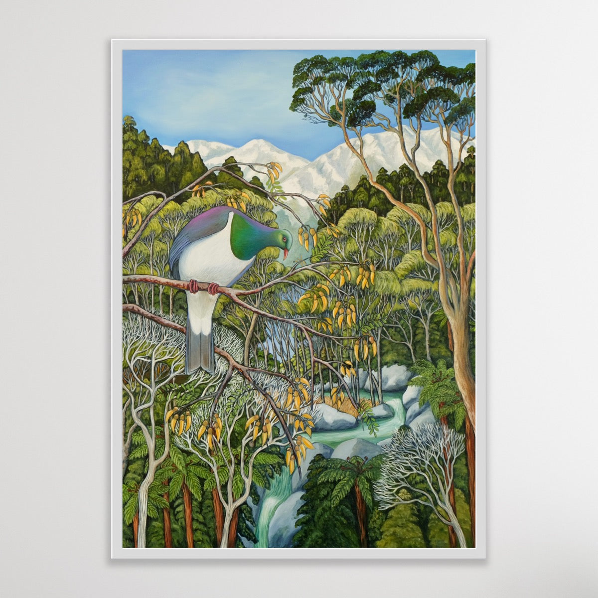 Kereru Reshapes the Kowhai