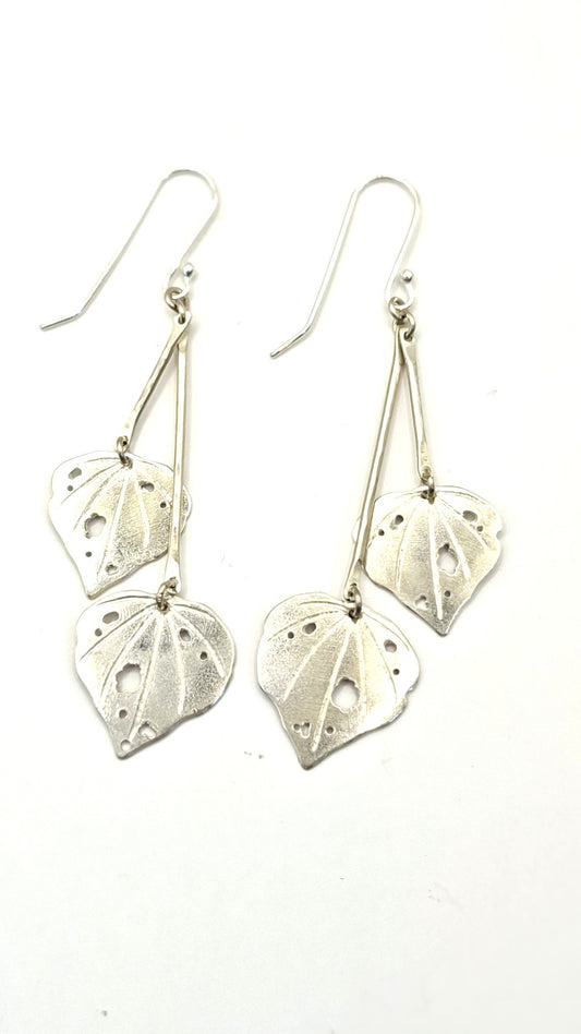 Double Kawakawa earrings