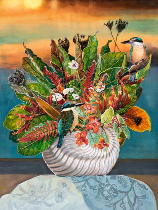 Puka + Kotare - Unframed