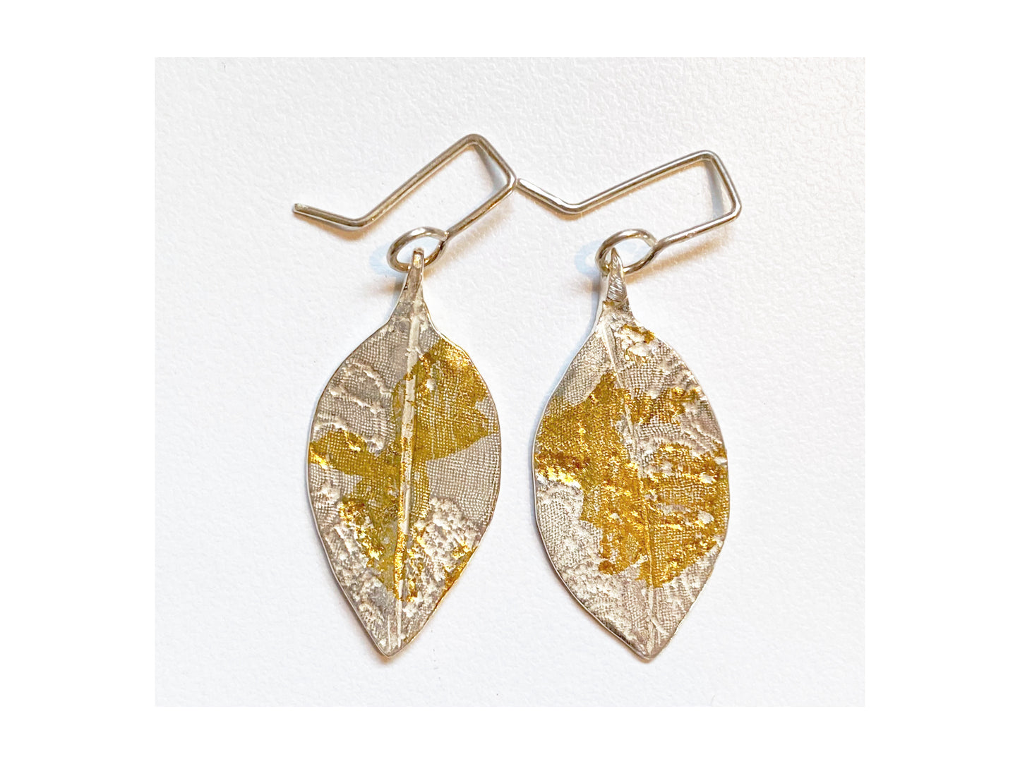 Small Pohutukawa Leaf Drop earring