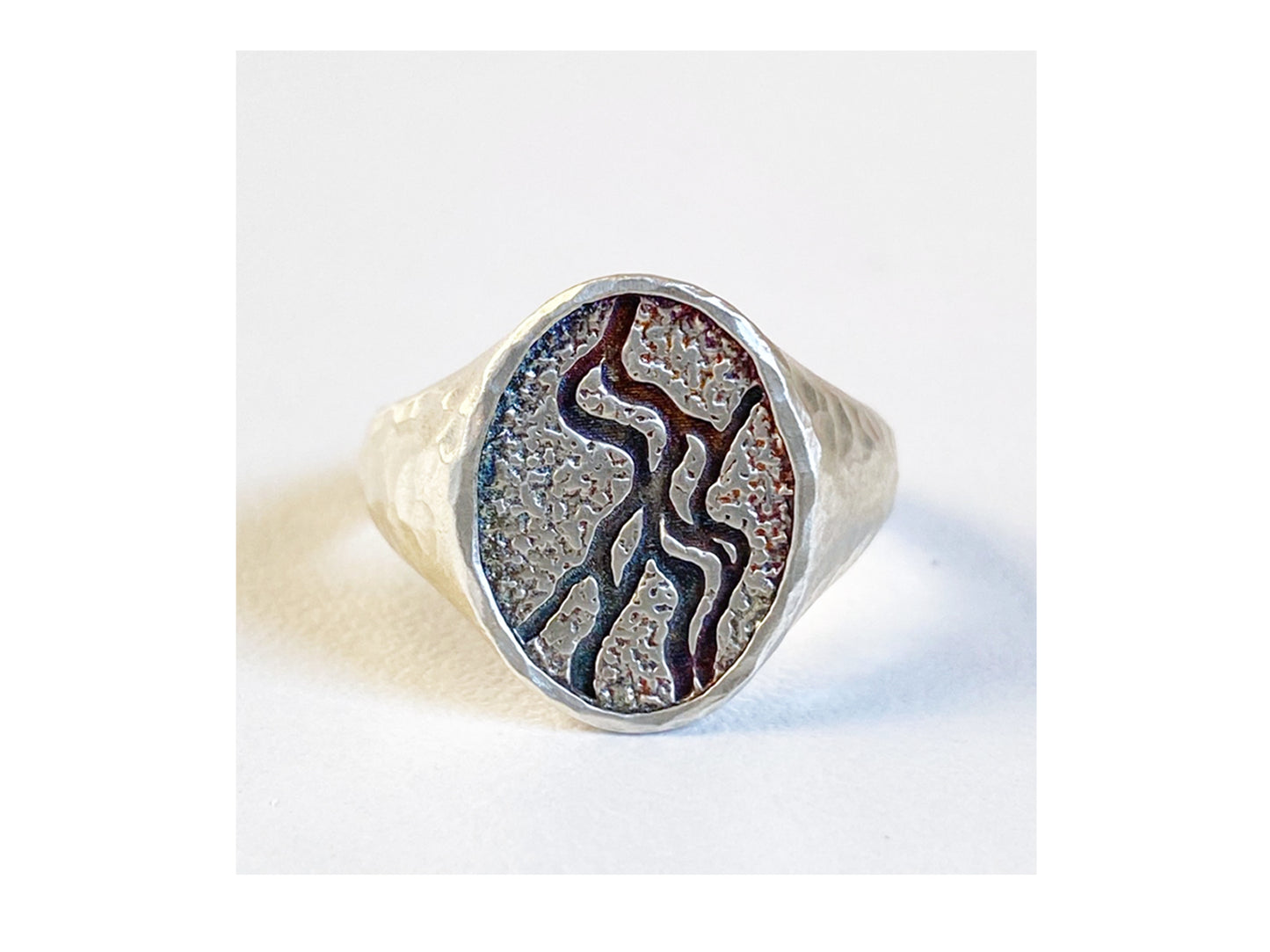 Braided River signet ring