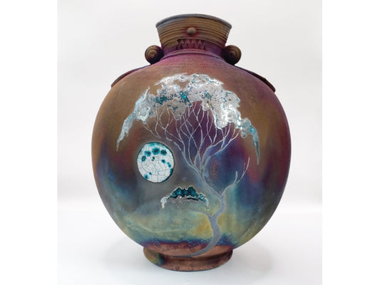 Raku Vessel Rata Moon