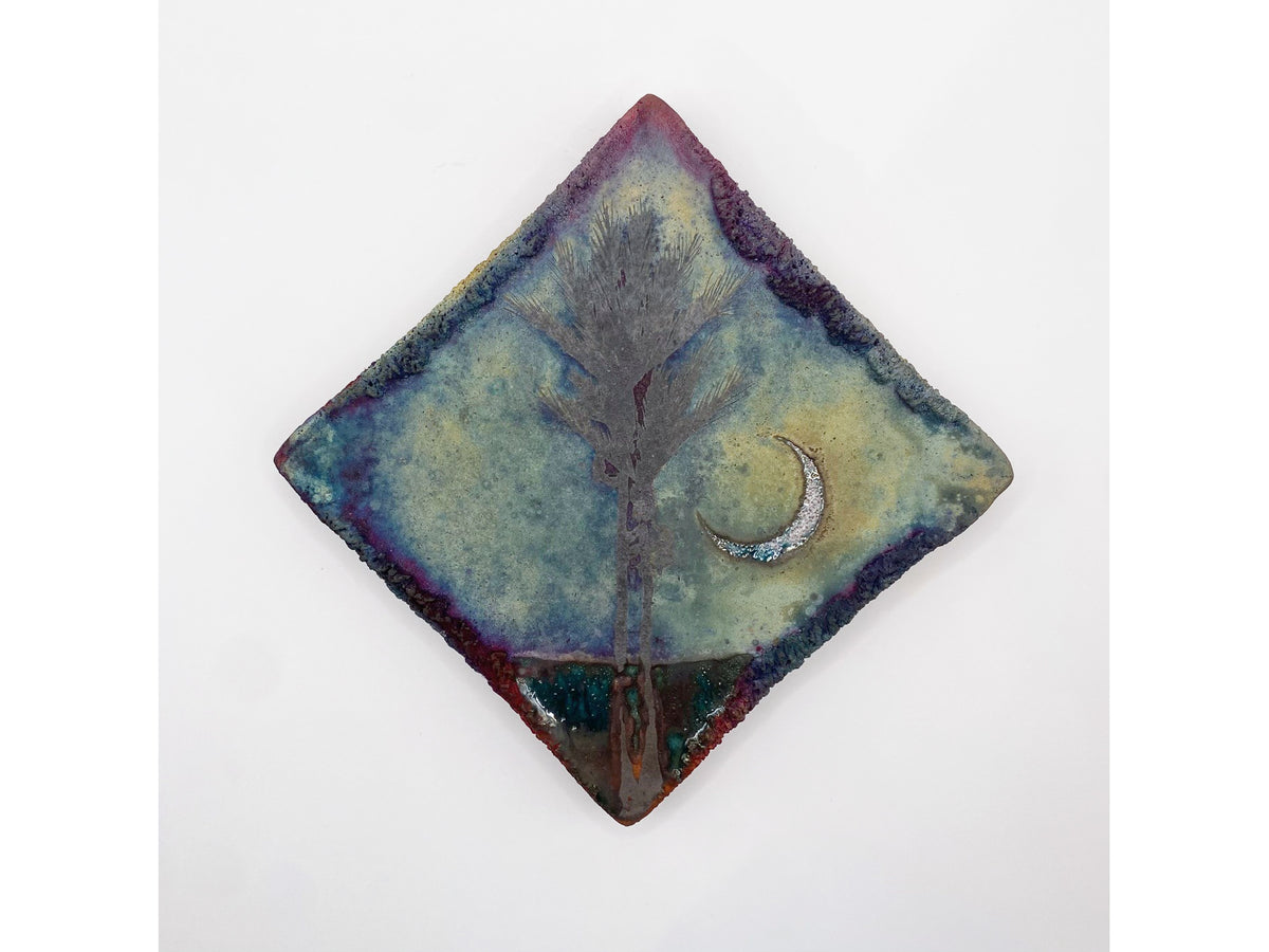 Raku Wall Tile Nikaus Moon