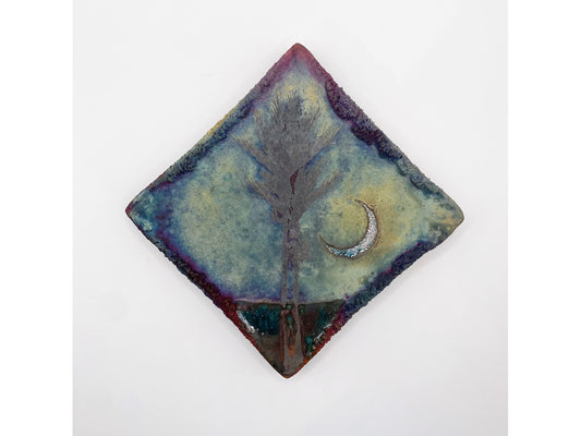 Raku Wall Tile Nikaus Moon